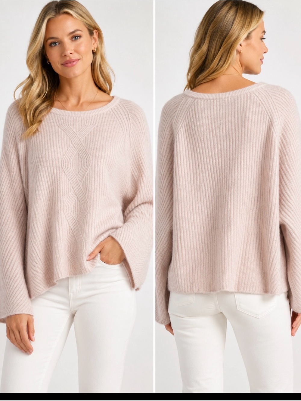 Lilly Pulitzer Arienza Sweater XL NWT Light Heathered Sand Bar